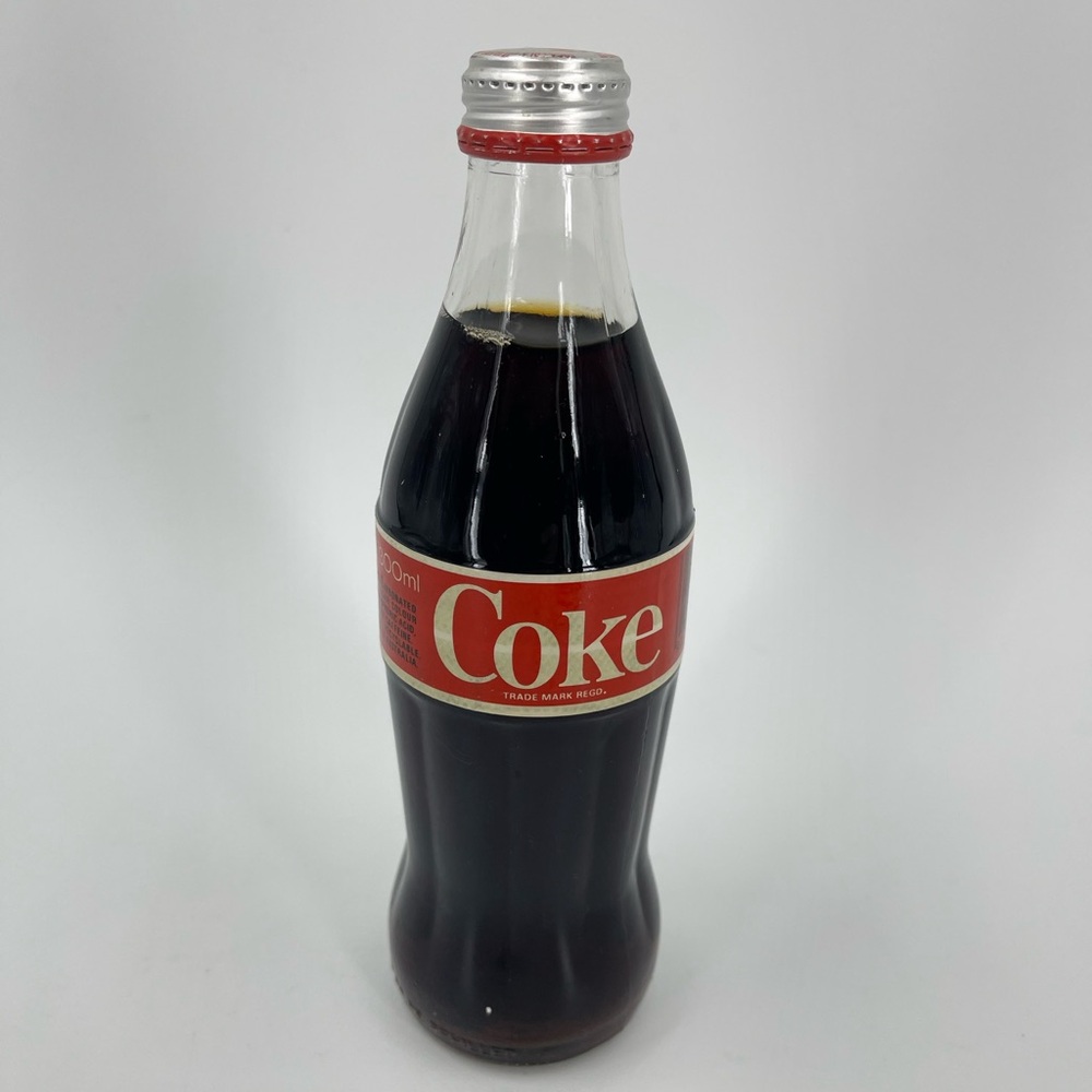 Coke Coca Cola Glass Bottle 300ml Australia Australian Bottled Vintage Retro HTF - Picture 6 of 10
